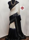 Latest Party Wear Saree Collection With Raffle and Diamond Work with Banglori Silk Diamond Work Blouse  